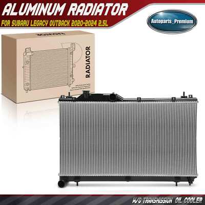 1x New Radiator w/o Transmission Oil Cooler for Subaru Legacy Outback 2020-2024