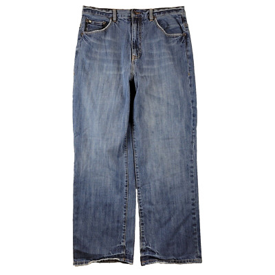 VTG Ecko UNLTD Jeans Mens 34x30 Blue Y2K Baggy 5-Pocket Wide Leg Hip-Hop Skater