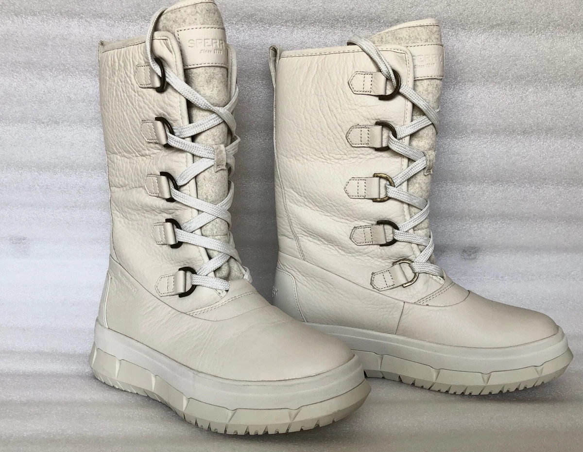 Woman s Sperry Kittery OFF WHITE Insulated APR S SKI Boots