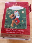 Hallmark 2001 Fifth Christmas Child's Age Collect. 5th Keepsake Ornament  — photo 2