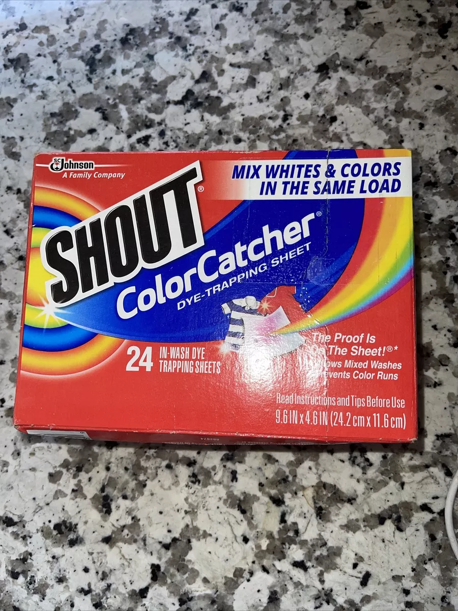 Shout Color Catcher Sheets Laundry