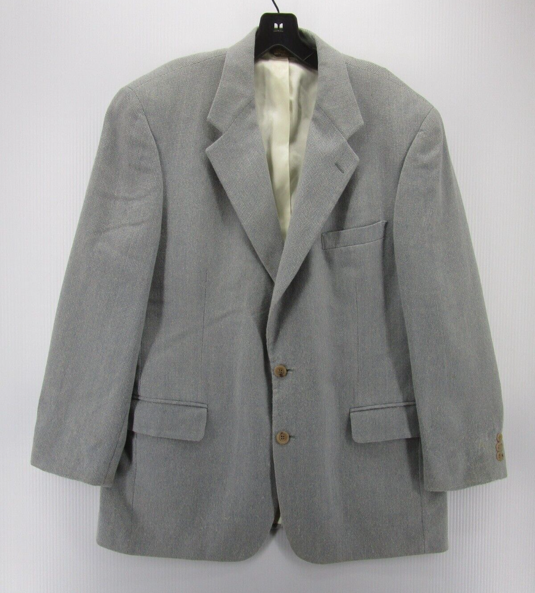 VINTAGE Brooks Brothers Blazer Men 42 Blue Tweed Sport Coat