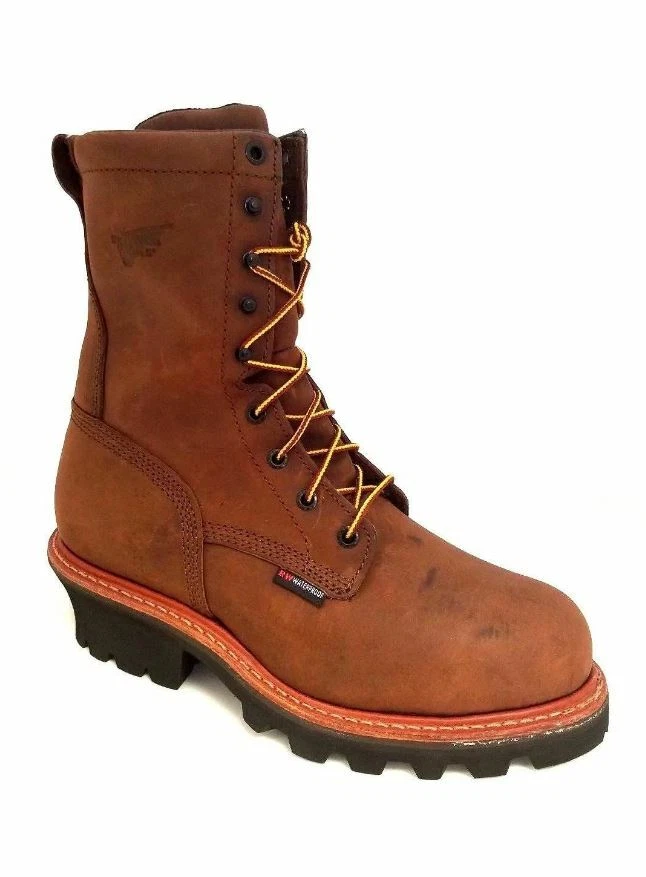 Red wing shop insulated logger boots
