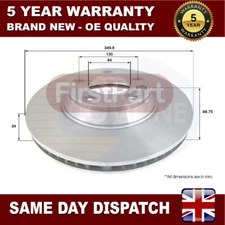 Fits Audi Q7 Porsche Cayenne VW Touareg Firstpart Front Right Brake Disc #1