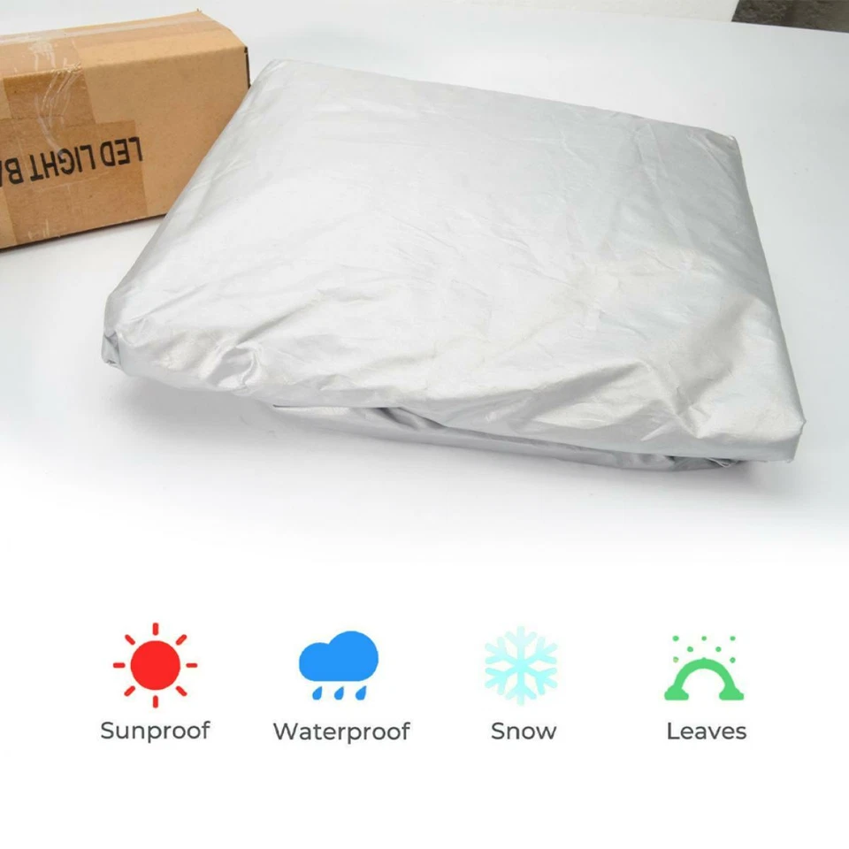 CUBIERTA COCHE SEDÁN PEQUEÑO VEHÍCULOS POPULARES PROTECCIÓN UV TALLA S UNIVERSAL IMPERMEABLE Foto 4 de 4