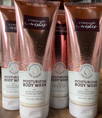 A THOUSAND WISHES 10oz Moisturizing BODY WASH w/Shea Bath and