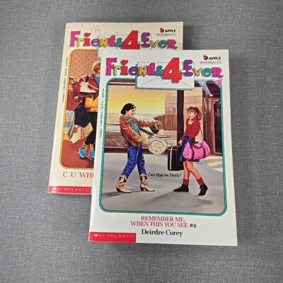 Deirdre Corey ~ Friends 4-Ever ~ Remember Me #4 & C U When Snow Falls #9 2 Books