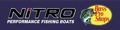 Bass Pro Shops NITRO Performance USA große 240 cm Fahne Flagge Banner