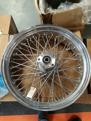 18 X 5.5 Spoke Rear Wheel Rim Flange Style Hub Chopper