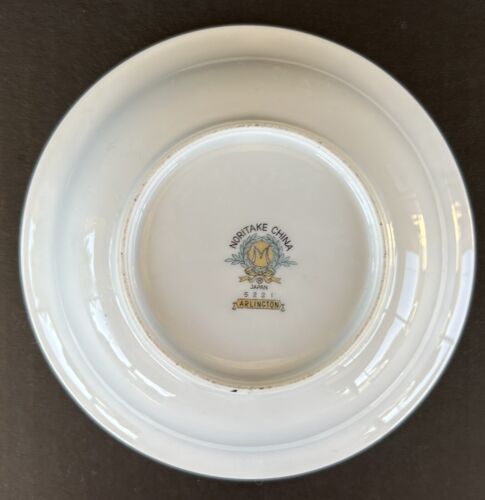 Noritake Arlington 5221 Fruit Dessert Bowls 5 1/2" Set of 6 Pink Roses - Picture 10 of 11