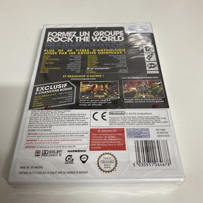 Trader Games - ROCKBAND 3 WII PAL-FR NEW (JEU SIMPLE) sur