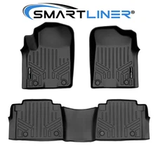 SMARTLINER Custom Fit Floor Mats 2 Row Set 2019-2024 Nissan Armada Infiniti QX80