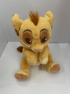 Disney Parks Disney Babies Lion King Baby Simba Plush With Pouch Blanket 