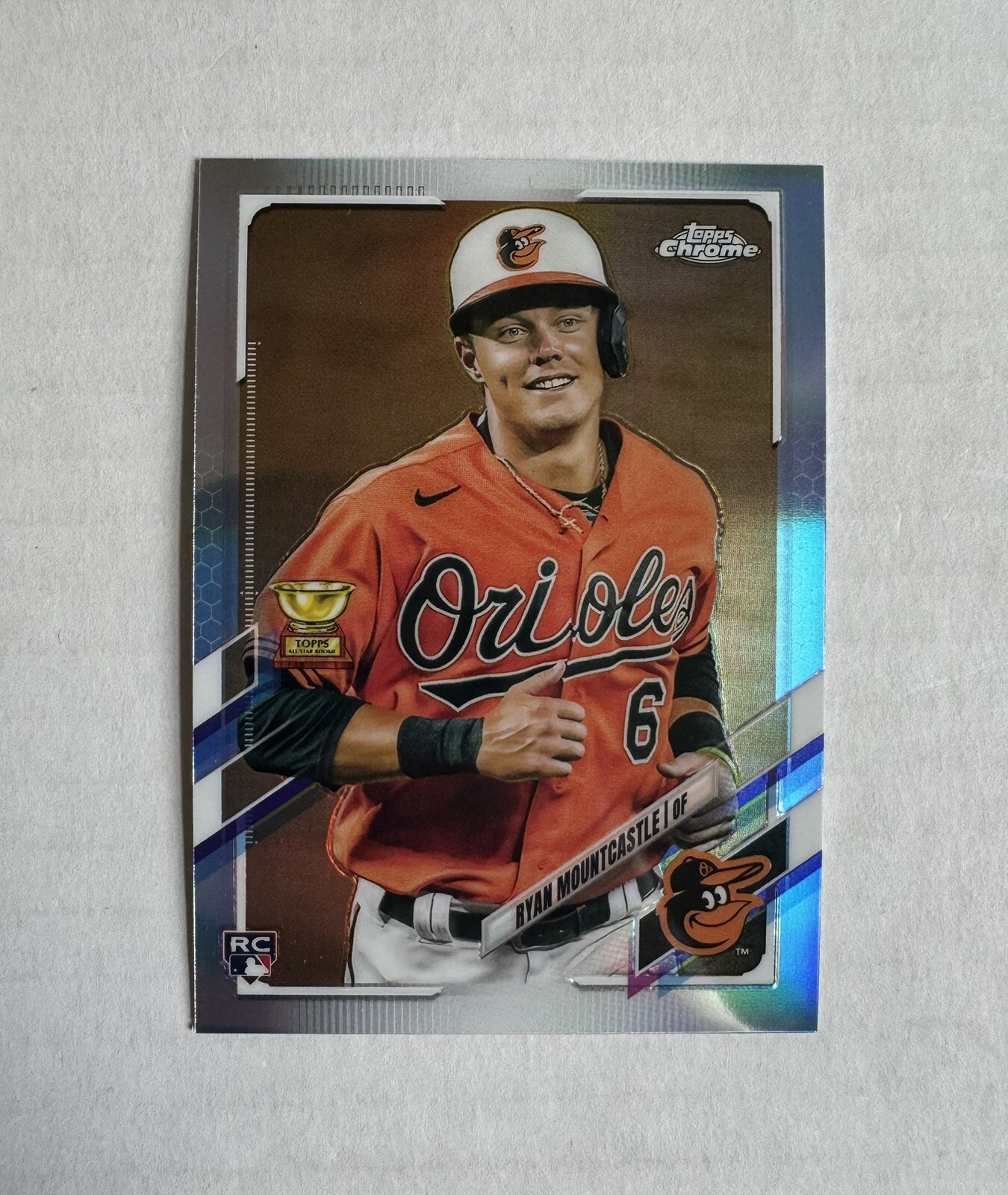 2021 Topps Chrome Ryan Mountcastle RC Refractor #63 Orioles