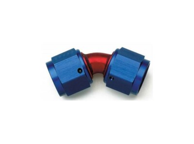 Aeroquip FCM2973 45 Degree Female Flare Swivel Fitting -10AN x -10AN 