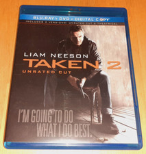 TAKEN 2 Liam Neeson UNRATED CUT BLU-RAY 2-DISC EXCELLENT SHAPE RARE OOP