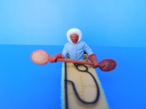 TIMPO TOYS : LE MONDE CIVIL / LA BANQUISE / LES ESQUIMAUX : RARE KAYAK - Photo 7/12