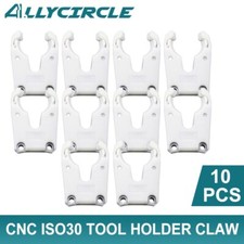 ISO30 Tool Holder Clamp ISO30 Tool Holder Claw CNC Router ISO30 Collet 10 Pieces