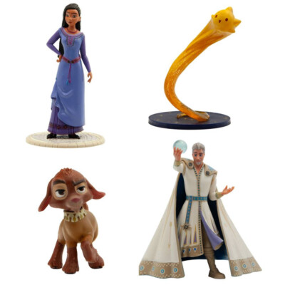 Bullyland Disneyfigur Disney's Wish-Asha, Wunschstern Star,Valentino,Maginico