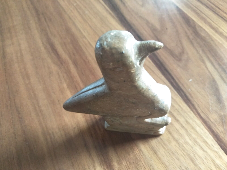 ZIMBABWE BIRD CARVED SOAP STONE AFRICA FIGURINE eBay