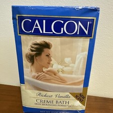 CALGON Richest Vanilla 15 oz. Creme Bath Vintage NOS