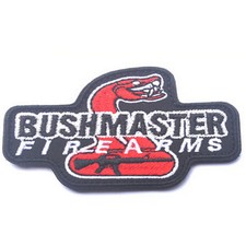 BushMaster Fire Arms AK-47 Specia Force Militray Tactical Hook Loop Patch Red