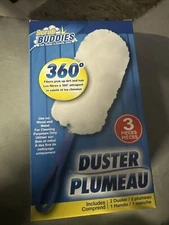 Multi Surface Duster 360  Scrub Buddies  Includes 2 dusters and 1 handle