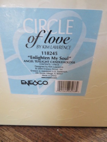 Kim Lawrence CIRCLE OF LOVE-ENLIGHTEN MY SOUL-118245 Enesca Figurine NEW IN BOX - Picture 5 of 5