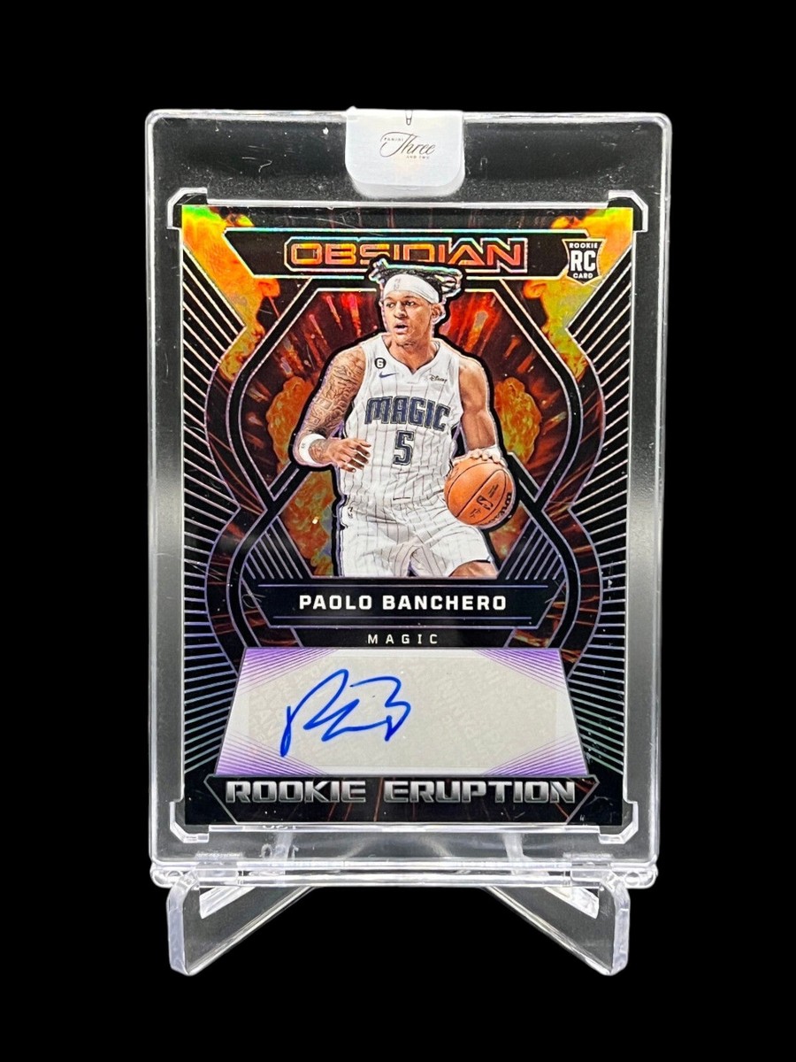 その他 PSA9 PAOLO BANCHERO PANINI RC AUTO 2022-23 Panini Obsidian Paolo Banchero Rookie Eruption Auto