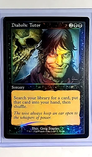 2024 MTG Magic The Gathering WPN Gateway Promos Promo Foil #1 Diabolic Tutor LP