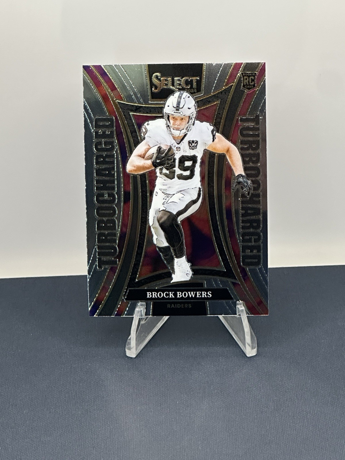 2024 Panini Select #6 Brock Bowers Turbocharged