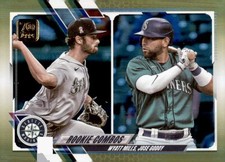 2021 Topps Update #US80 Wyatt Mills / Jose Godoy RCOM, Gold Foil