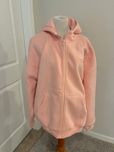 Comfrt Pastel Edit Pink Full Zip Hooded Hoodie w/ Pockets Women’s M