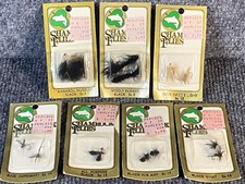 Vintage Umpqua Feather Merchants Shamrock Fly Fishing Flies Lot - 7 Packs NOS
