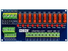 Screw Mount 10 Position Power Distribution Fuse Module Board, for 5 to 32V