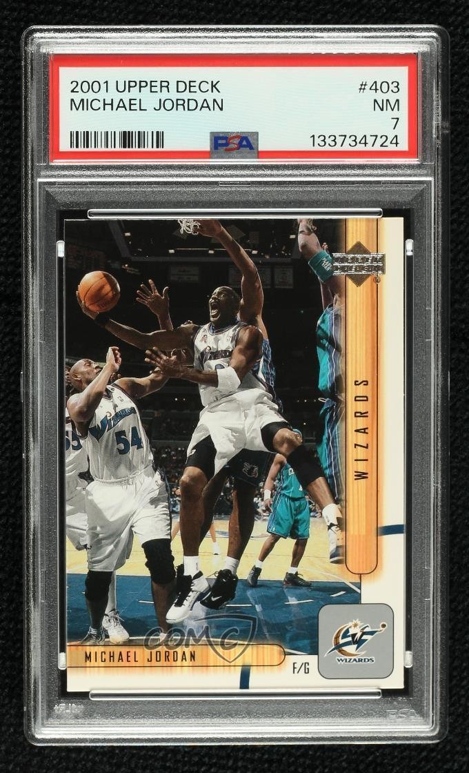 2001-02 Upper Deck Michael Jordan #403 HOF bn5