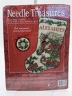 Holly Horse Stocking - Needle Treasures Cross Stitch Kit - New, Sealed
