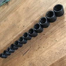 Cornwell USA 12pc 3/8” Dr. Shallow Metric 8-19mm Impact Socket Set