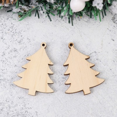 10 Pcs Anhänger Aus Holz Ornamente Für Handwerk Holzverzierungen