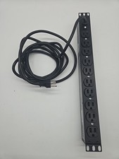 APC AP9562 100-120V 15A 10 Outlet 1U Basic Rackmount PDU Power Distribution Unit