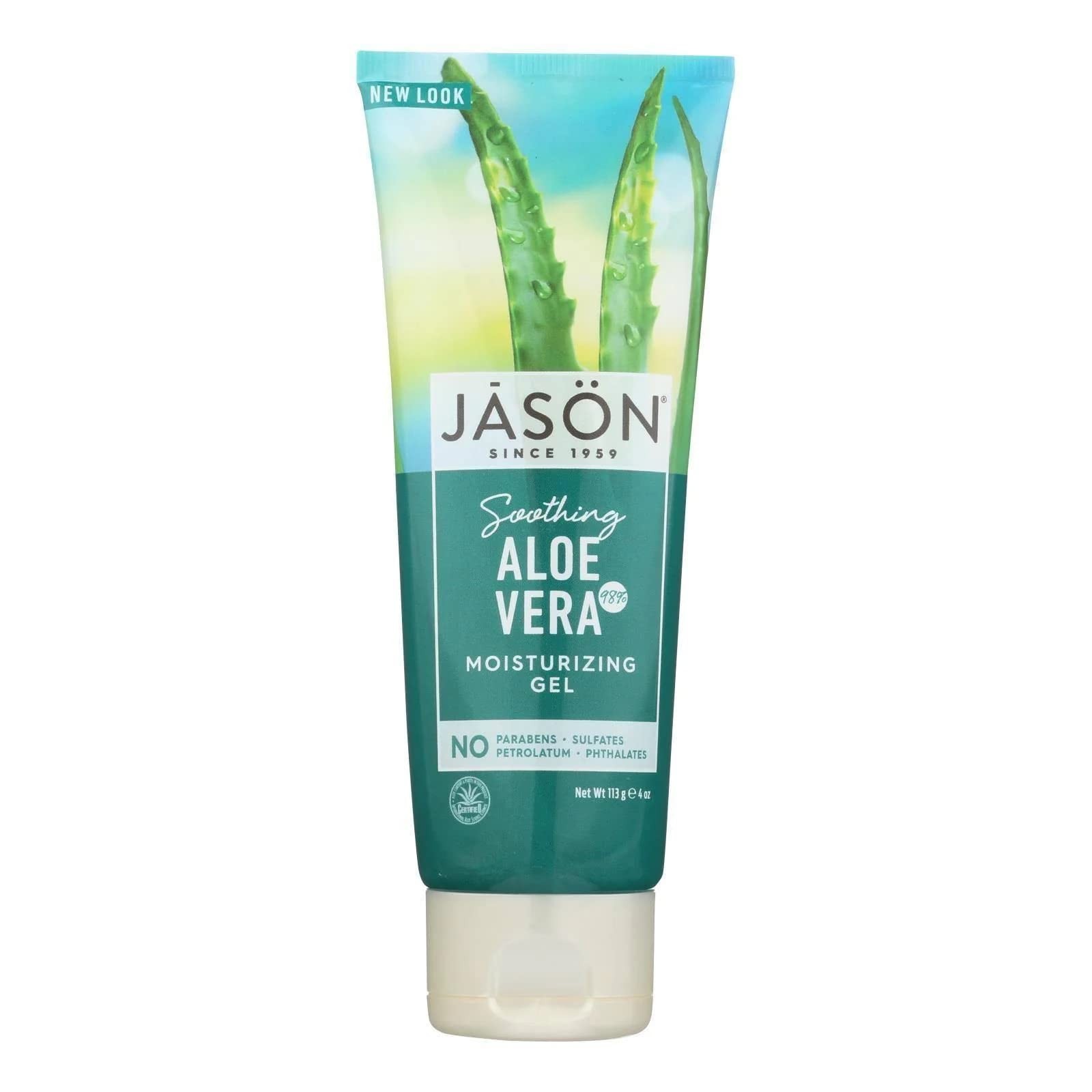 Jason Soothing Aloe Vera Gel 4 oz Moisturizer Paraben Free Cruelty Free