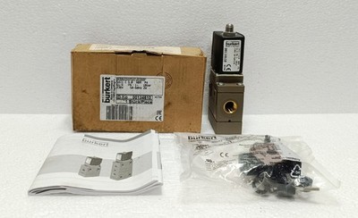 Burkert 5411 Solenoid Valve G1/4 230V AC 00134610 Pneumatic