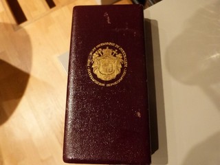 Rare boite vide ordre patriarcat Jerusalem fabrication bijoutier PARIS