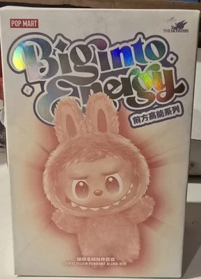 Authentic POP MART Labubu The Monsters Big Into Energy Series Vinyl Plush Dolls