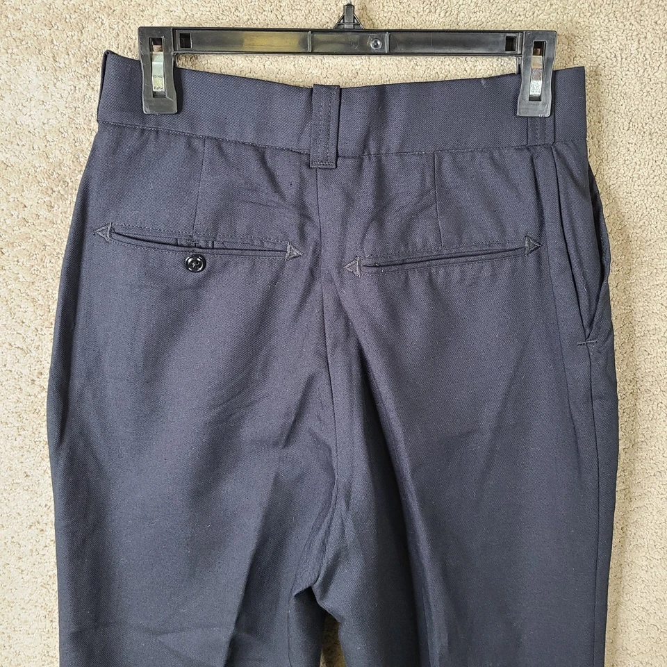 Pantalones Right Image Riverside Mujer 10R Azul Uniforme Mezcla Lana Frente Plano EE. UU. Foto 4 de 4