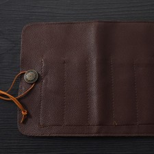 Tools Knives Roll Up Bag Carving Pocket Knives Leather Bag Storage Organizer= Tb