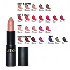 2X Revlon Super Lustrous Lipstick Matte LOT OF 2 - 0.15 oz. - Choose Shade