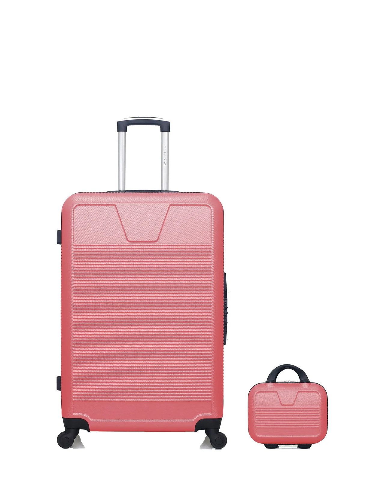 Valises Grand Format et Vanity SELENGA WAVE PARIS Ensemble de Voyage 2 Pièces