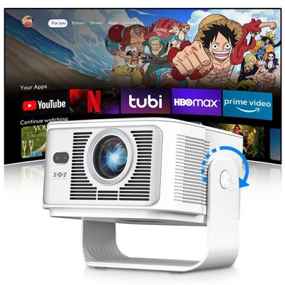 65000 Lumen 8K Smart Projektor HD Beamer WiFi Bluetooth HDMI Android Heimkino