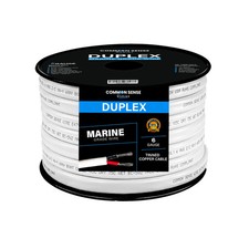 6 AWG Duplex Marine Grade Wire Tinned Copper-OFC - 100 feet - Flat R/B